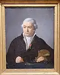 Jean-Baptiste Mauzaisse, Edme Régnier, inventeur semurois avec son dynamomètre dans la main, musée de Semur-en-Auxois.