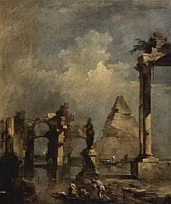 Francesco Guardi, Capriccio.