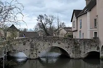Vue aval du pont.