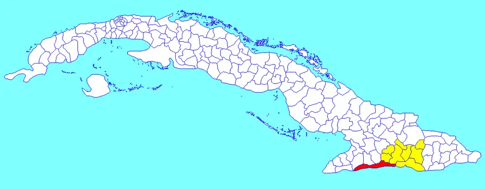 Municipalité de Guamá dans la province de Santiago de Cuba