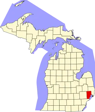Localisation de Comté de Macomb