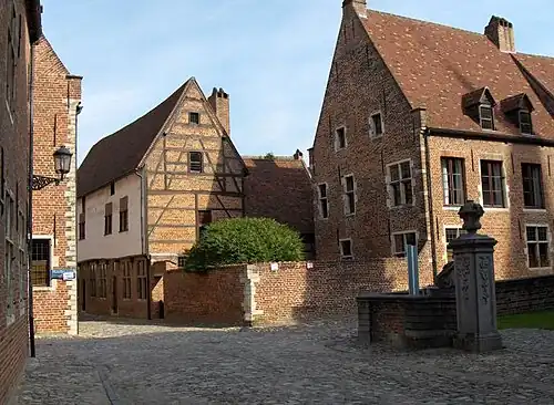 Le vieux centre du grand béguinage de Louvain.