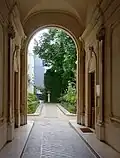 Vue intérieure du square.