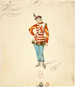 Page du roi de Bohême.