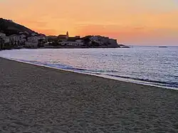 Coucher de soleil.
