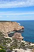 Les falaises.