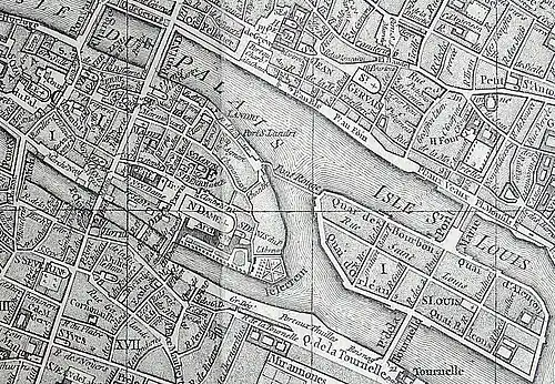 Le site de l'île de la Cité.