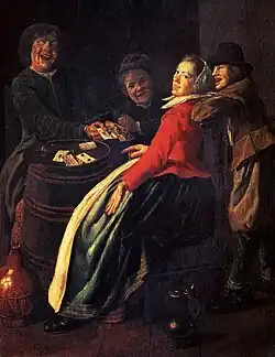 Judith Leyster, Le Tour de cartes, 1633.
