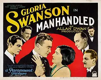 Description de l'image Manhandled lobby card.jpg.