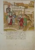 Pierre de Savoie reçoit les bourgeois de Berne au Château de Chillon, p.&nbsp;85