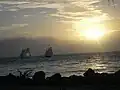 Vue à partir du parc.