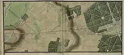 Carte de l'atlas de Trudaine centrée sur Grosbois et Boissy Saint-Léger