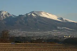 Vue du mont Asama.