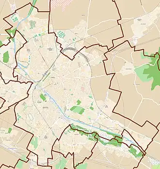 voir sur la carte de Reims
