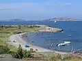 La côte et les îles.