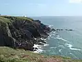 Falaises au sud de Dale.