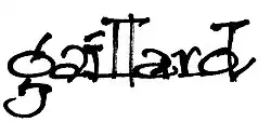signature de Christian Gaillard
