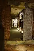 Une rue reconstituée.