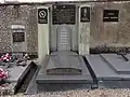 La tombe de Denis-Charles Parquin au cimetière de Doullens (Somme).