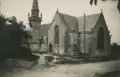 Ancienne chapelle de la Trinité de Quéven (détruite en 1944), vue extérieure d'ensemble.