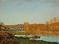 L'Automne : bords de la Seine près de Bougival Alfred Sisley, 1873