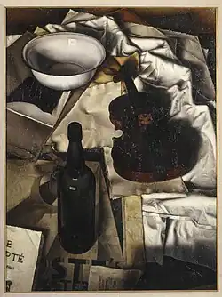 Stilleven met viool (Nature morte au violon) de Dick Ket