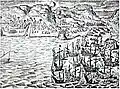 Attaque de Las Palmas par Pieter van der Does (1599)