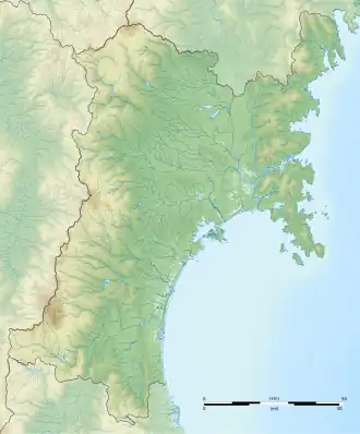 voir sur la carte de la préfecture de Miyagi