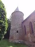 La tour d'angle nord.