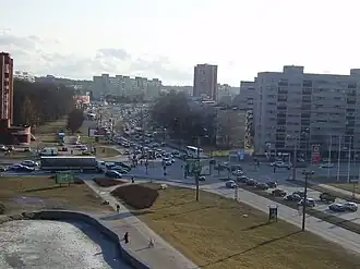 Croisement de Sõpruse puiestee et A. H. Tammsaare tee.