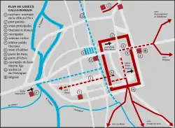 Plan d'une ville