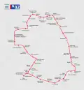 Carte de la ligne N02