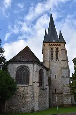 Vue du chevet.