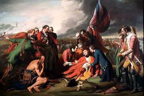 West, La Mort du général Wolfe, 1771, Musée des beaux-arts du Canada