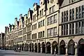 Rangée de maisons à arcades sur le Prinzipalmarkt, 2005.