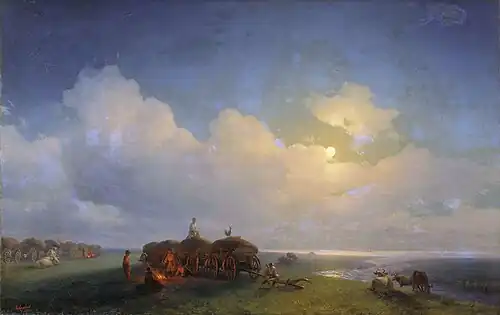 Ivan Aïvazovski, Les tchoumaks au repos