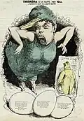 Caricature par André Gill (1869).