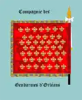 Gendarmes d’Orléans, revers