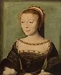 Anne de Pisseleu, duchesse d'Étampes, DdG no 28, 1535-1540, New York, Metropolitan Museum of Art.