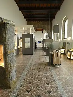 Vue d'une des salles de l'ancienne chapelle