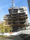Le chantier le 27 novembre 2011