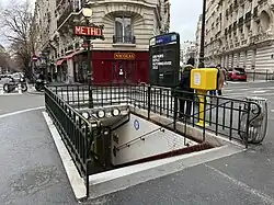 L'accès no&nbsp;1, « Rue Jasmin ».