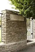 Entrée du cimetière.