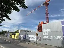 Le chantier en 2020.