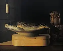 Carpe sur une boîte à copeaux, 1635, Kunsthalle de Brême.