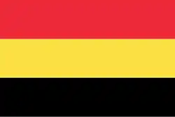 Configuration du drapeau belge en 1830