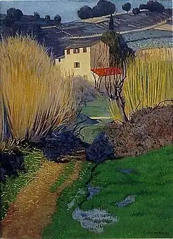 Félix Vallotton, Paysage à Cagnes, 1921.