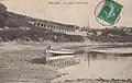 La passerelle ferroviaire de Saint-François, vue générale. (Vers 1910)