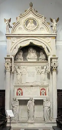 Le Monument funéraire du cardinal Rinaldo Brancaccio.