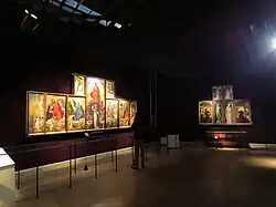 Polyptyque Le Jugement dernier de Rogier van der Weyden, ouvert et fermé.